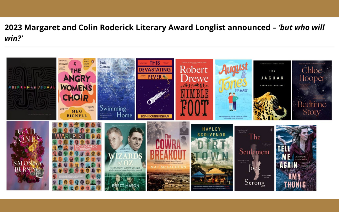 Dirt Town makes the 2023 Margaret and Colin Roderick Literary Award ...